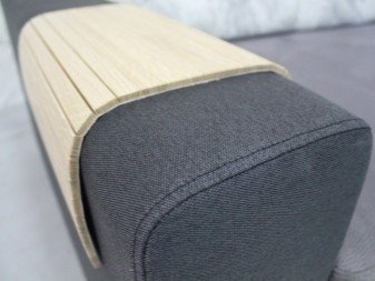 Деревянная накладка на подлокотник дивана