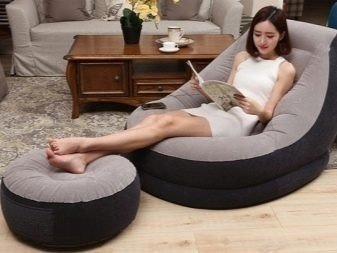Компактное надувное кресло