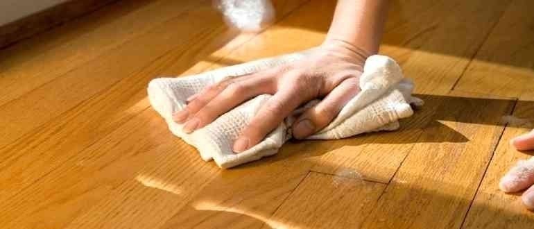 Мытье пола руками