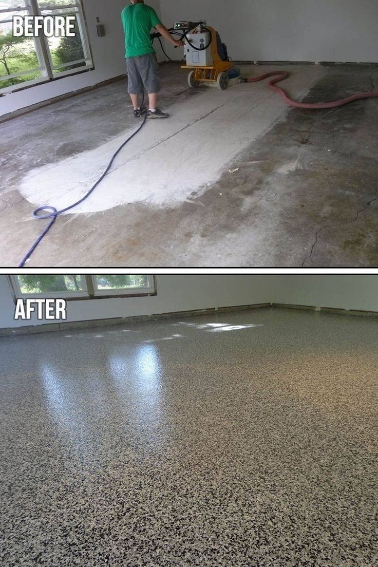 Эпоксидное покрытие для гаражного пола garage floor coating