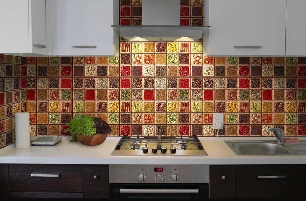 Плитка мозаика для кухни на фартук