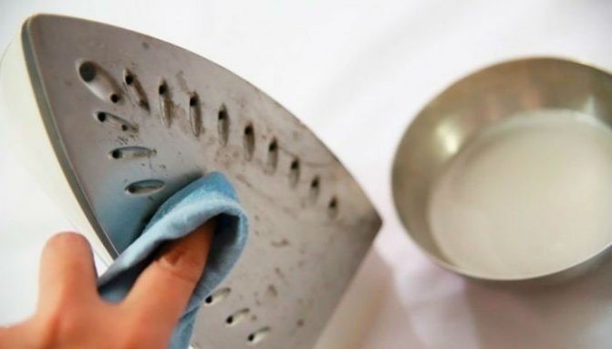 Очистить утюг от нагара керамическую поверхность в домашних условиях