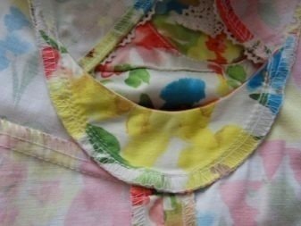 Обработка горловины детского платья