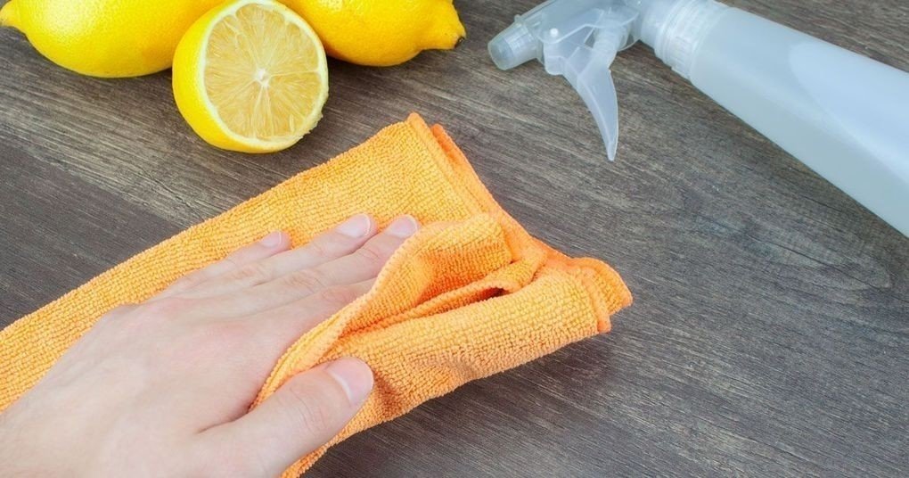 Уборка с помощью лимона
