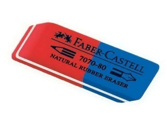 Natural rubber eraser ластик