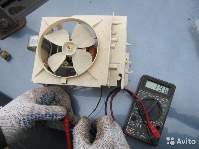 Вентилятор охлаждения микроволновой печи самсунг
