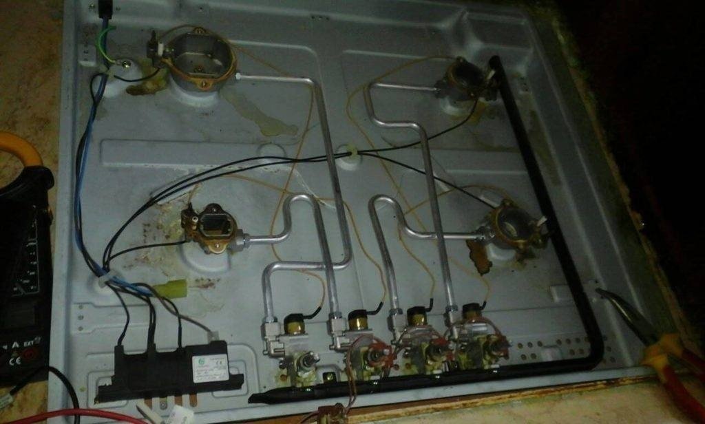 Починить газовую варочную панель гефест электроподжиг