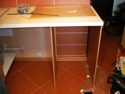 Шкаф-стол кухонный под посудомойку