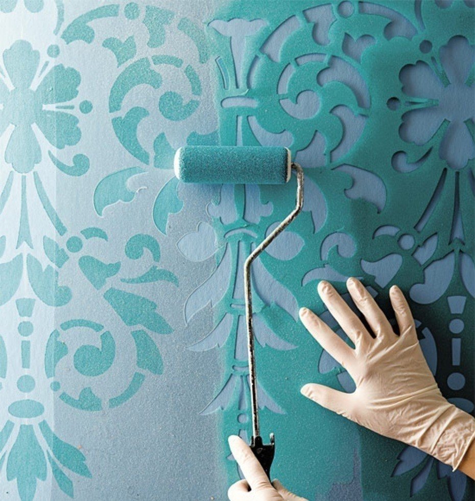 Трафареты для окраски стен