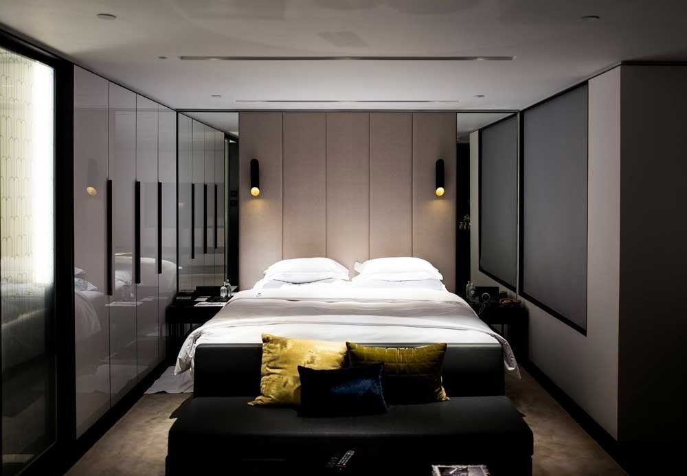 Спальни в стиле минимализм и хайтек