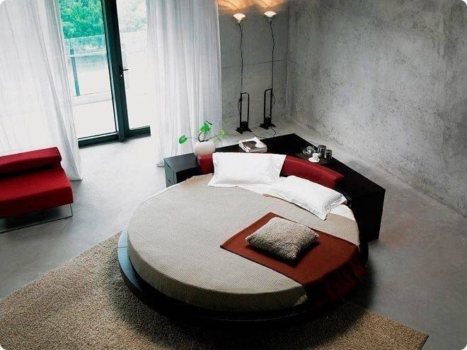 Кровать в стиле хай тек