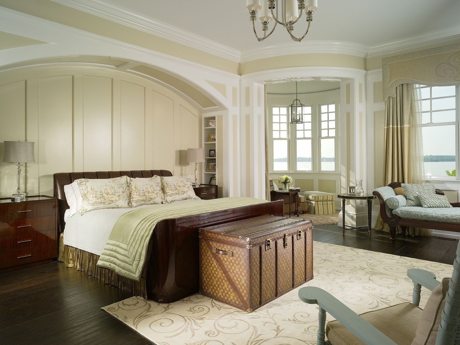 Спальня в классическом американском стиле