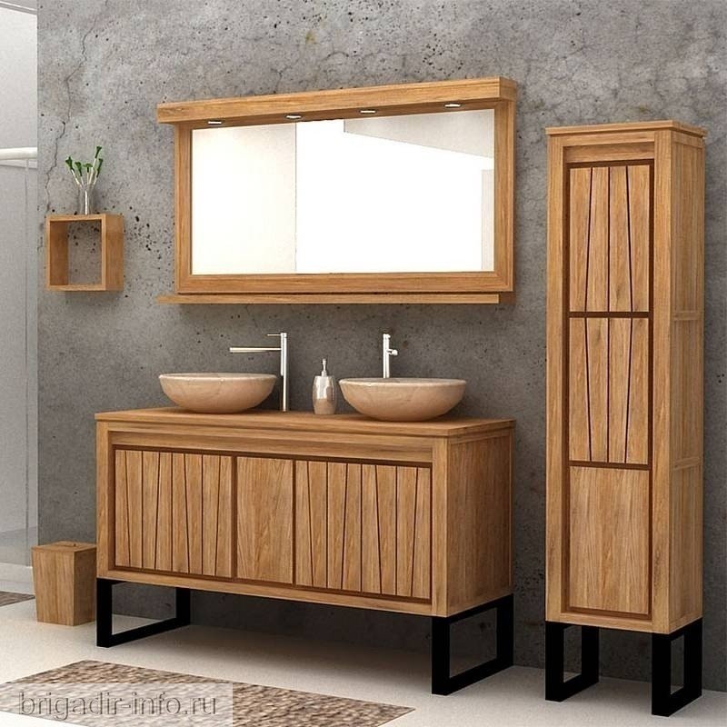 Мебель для ванной комнаты дерево
