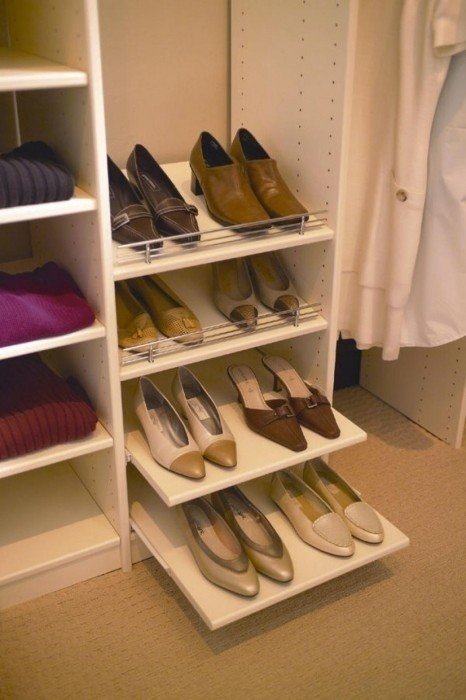 Полка для обуви в шкаф купе