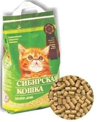 Сибирская кошка наполнитель древесный