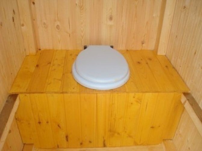 Туалет для дачи своими руками деревянный