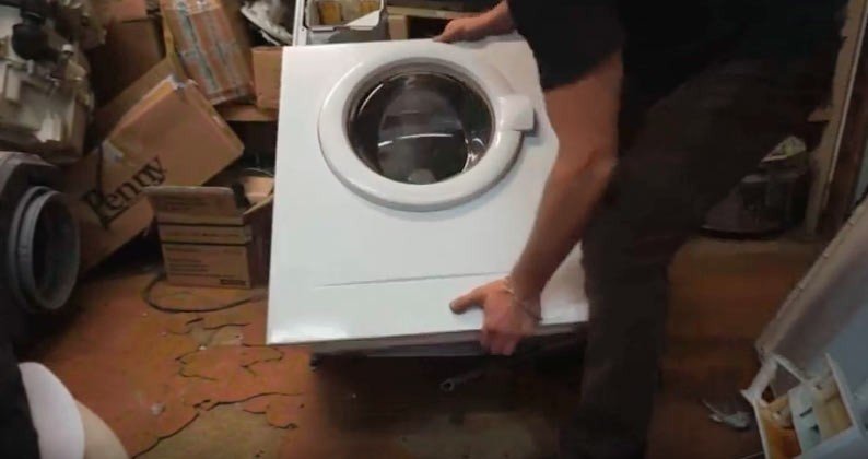 Разобрать стиральную машину bosch