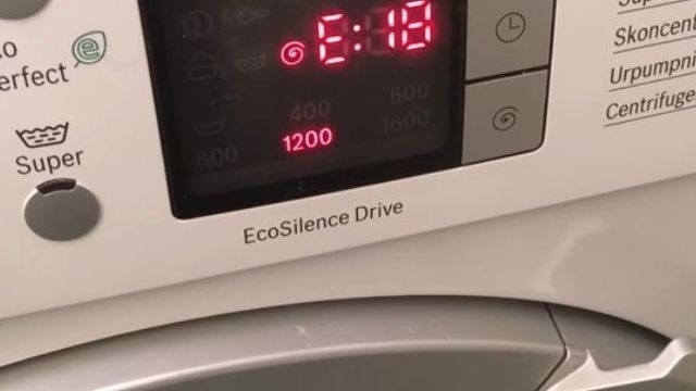 Код ошибки E18 (F18) стиральной машины Bosch